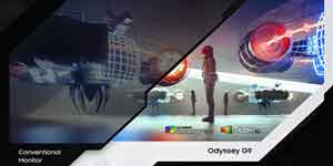 Profundidad real en la imagen de los monitores gaming Samsung Odissey.